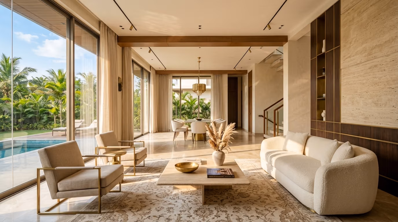Industrial Luxe interior
